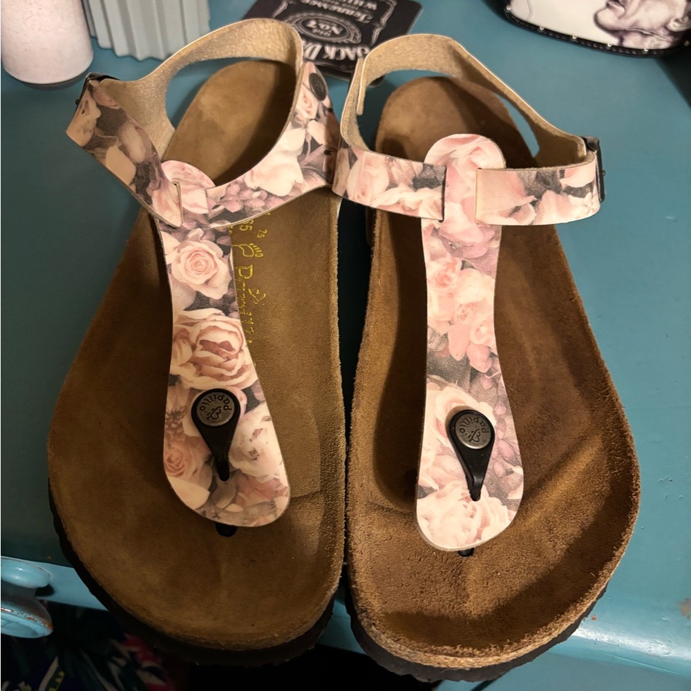 Birkenstock Kairo Birko Flor Silky Rose Pink Sandal Papillo